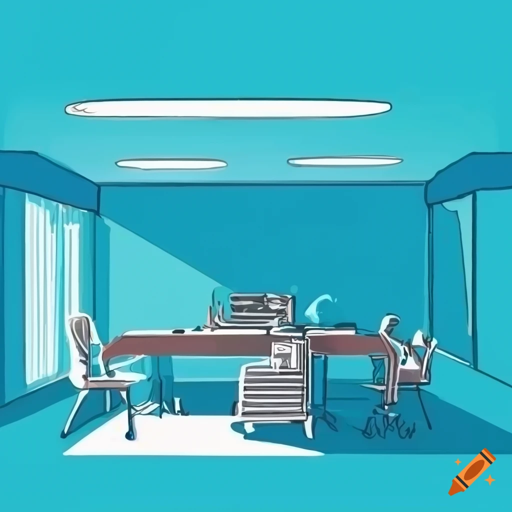 Vector Art Of An It Company Office Space On Craiyon