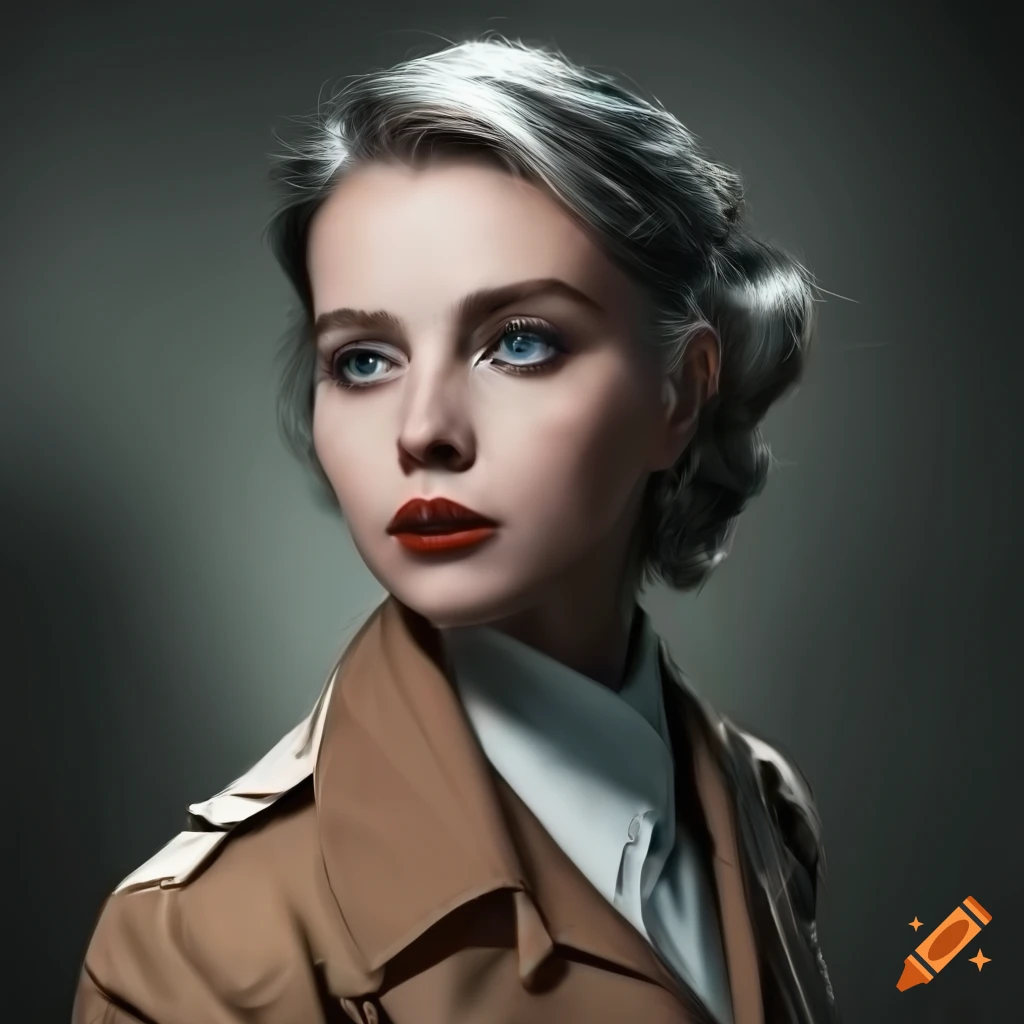 Portrait Of A Female Film Noir Detective On Craiyon