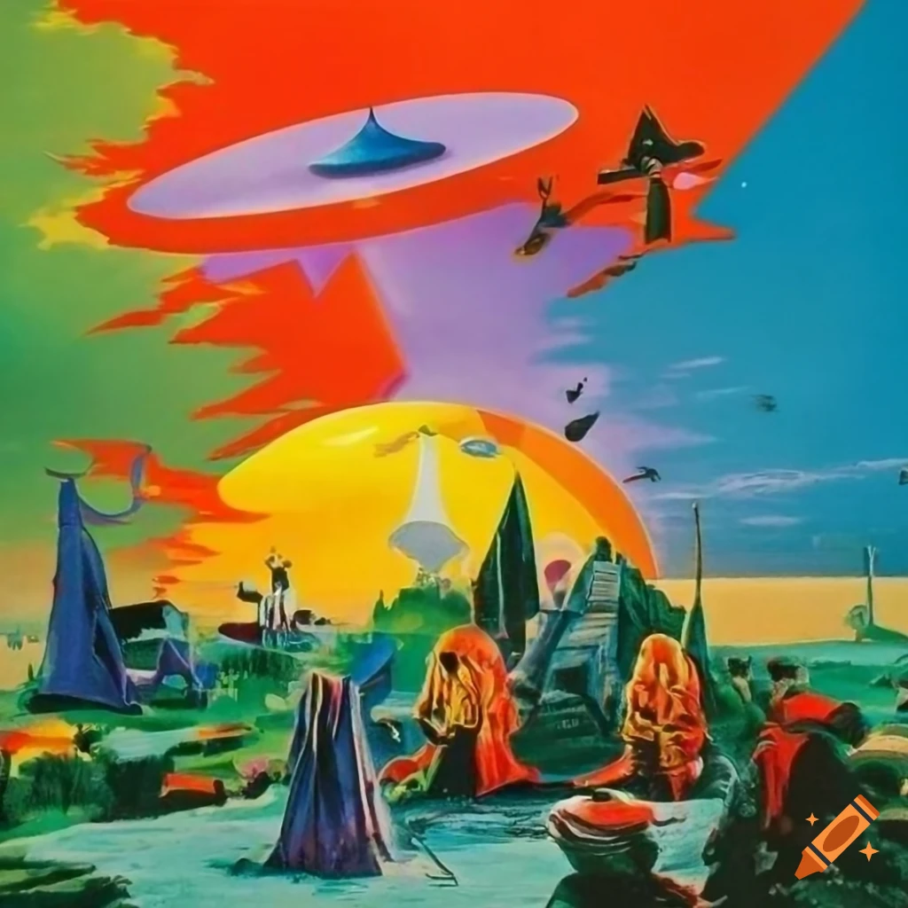 poster of a futuristic science fiction movie