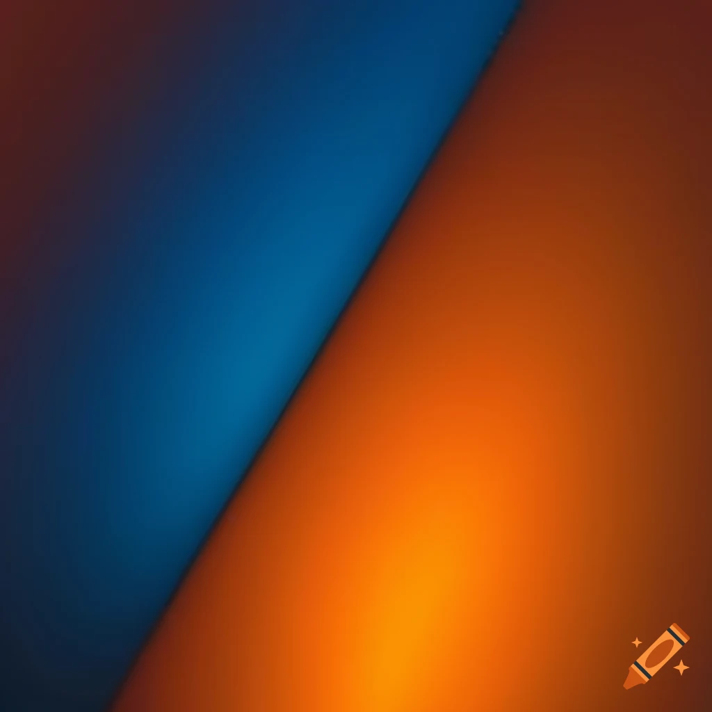 blue and orange gradient design