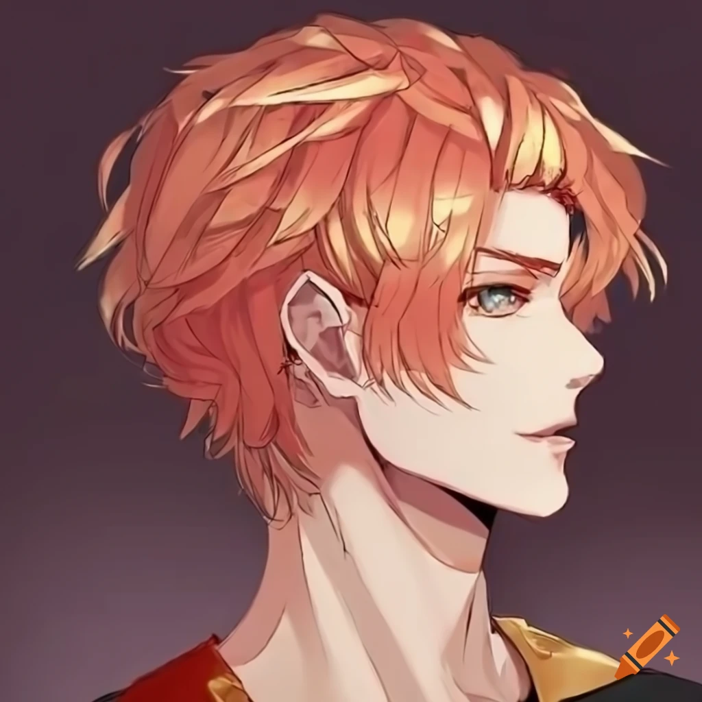Anime Character With Strawberry Blonde Hair On Craiyon 