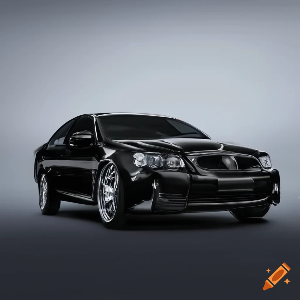 vintage black sedan by CCI Commodore