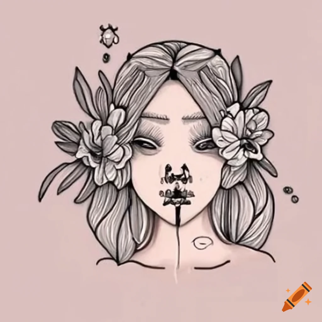 Art Tattoo flower | Flower tattoo drawings, Tattoo stencil outline, Tattoo  outline drawing