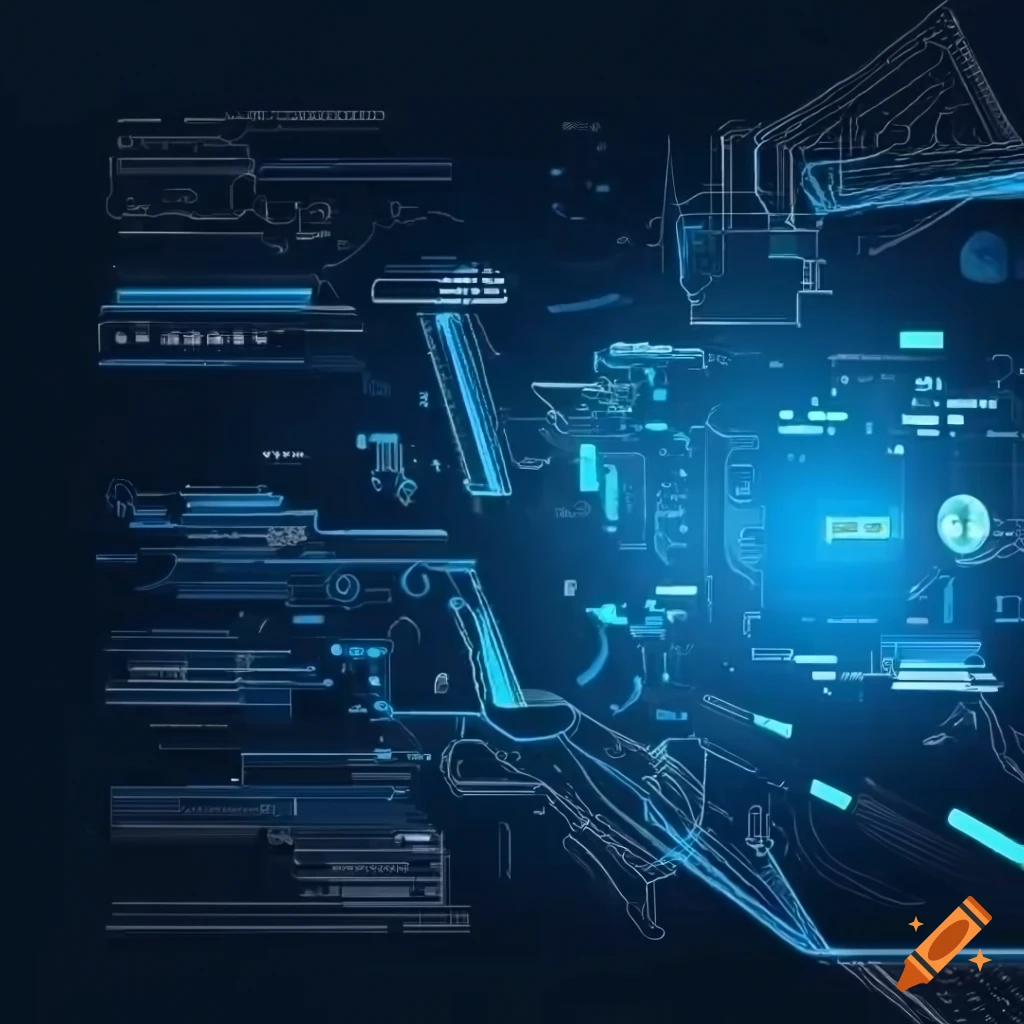 abstract background for software development