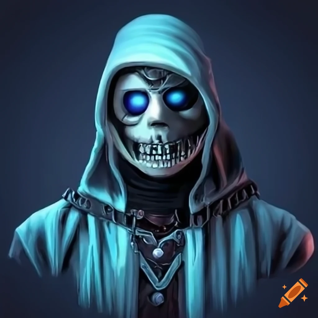 illustration of a cyber hacker pirate