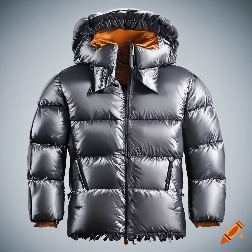 Structure of a down jacket on Craiyon