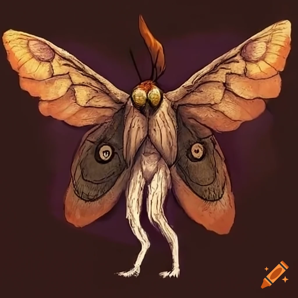 Thanksgiving Mothman illustration