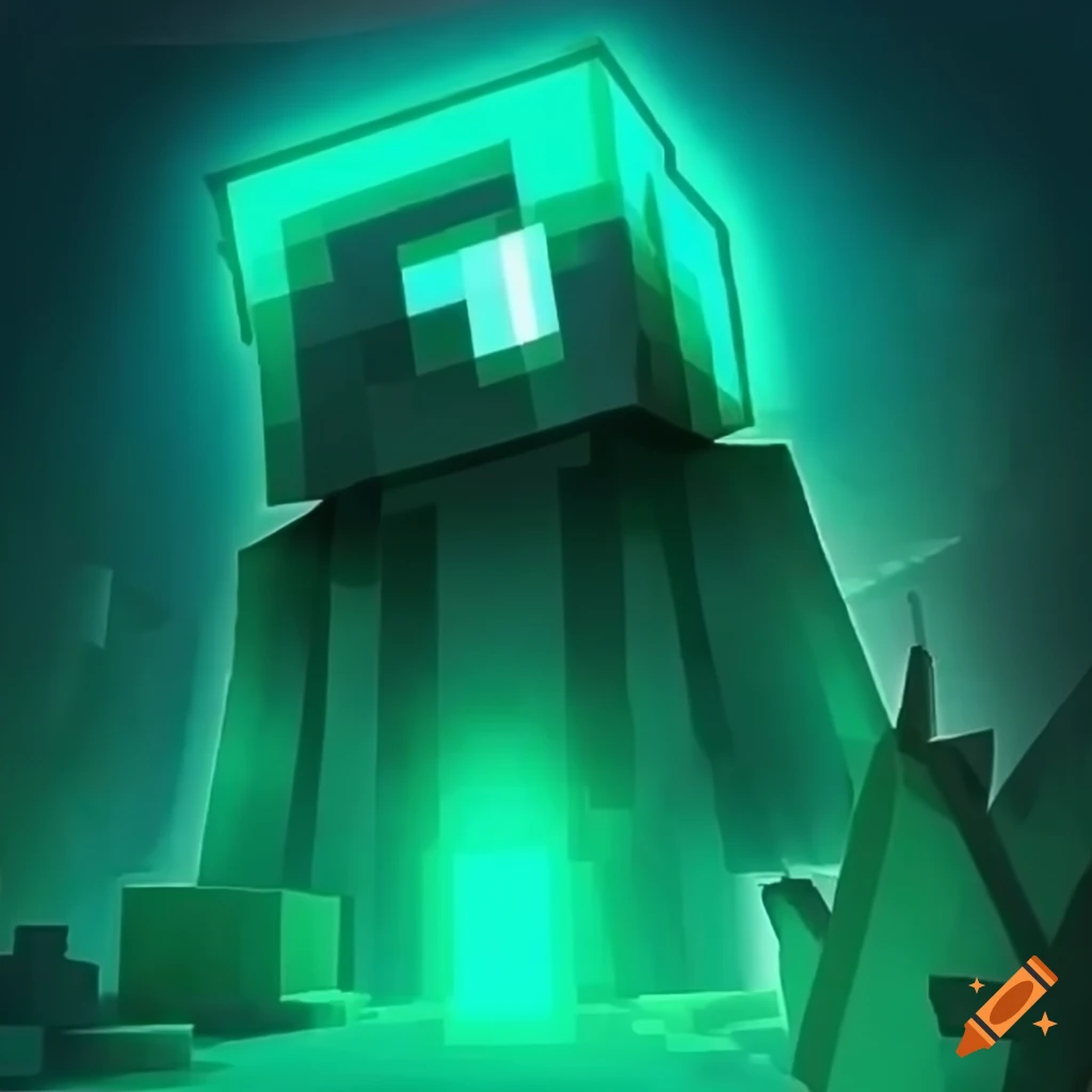 Minecraft profile picture with the username ther on Craiyon
