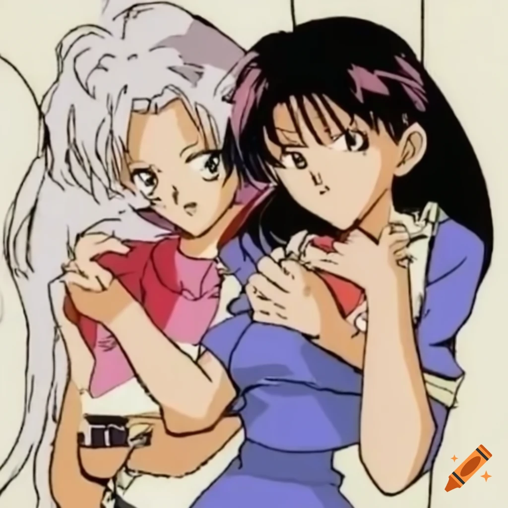 90s style Anime Art On Craiyon