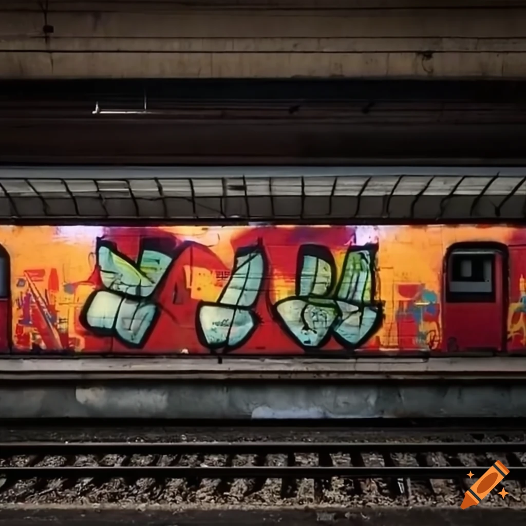 graffiti with visible characters "CY 11"