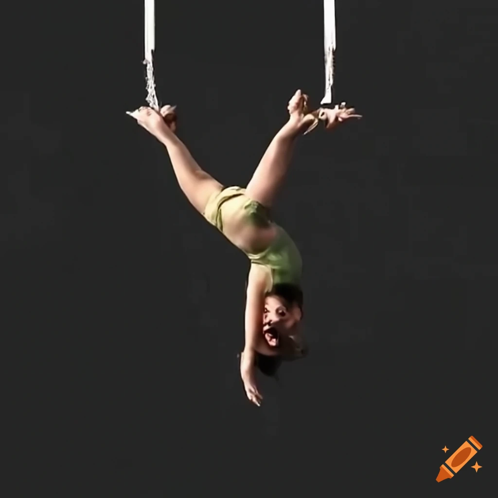 image of a unique trapeze act