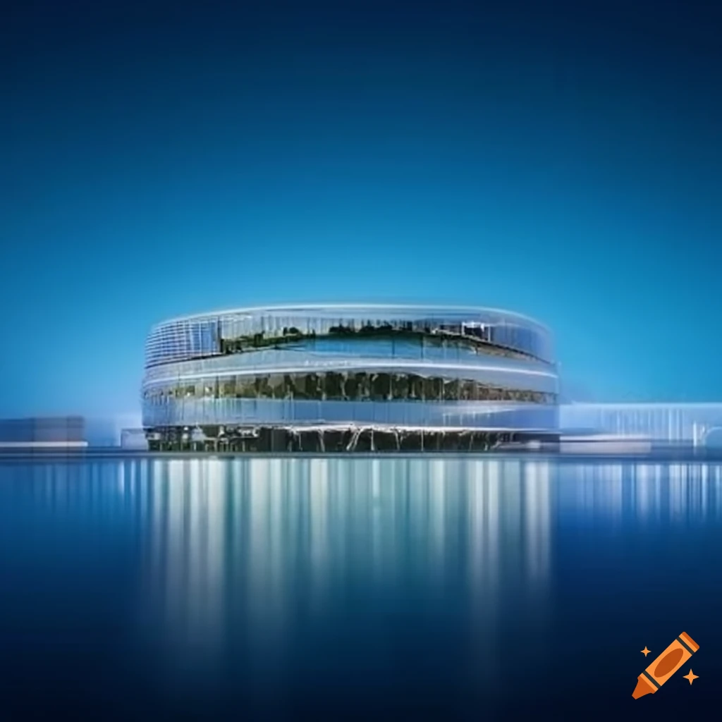 apple-inspired biotech research building exterior