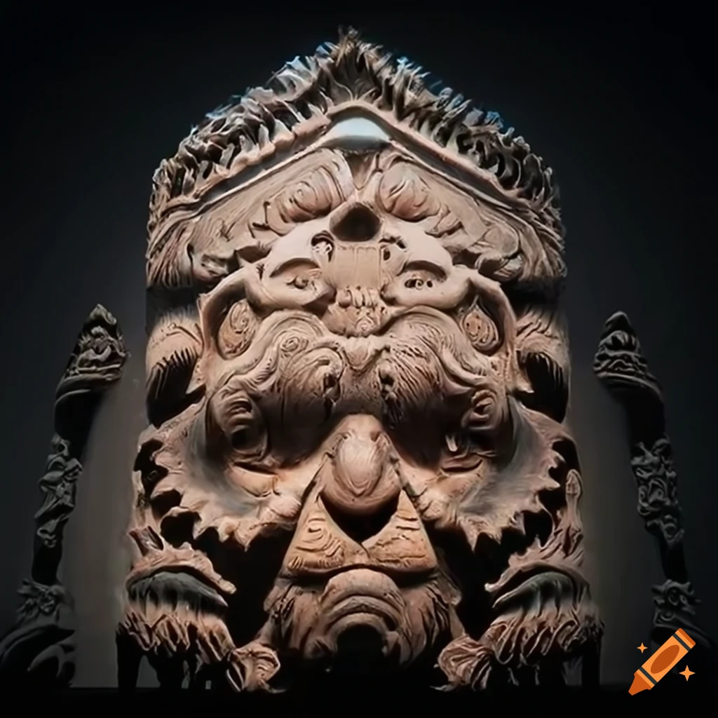 masterful architectural stave carving artwork
