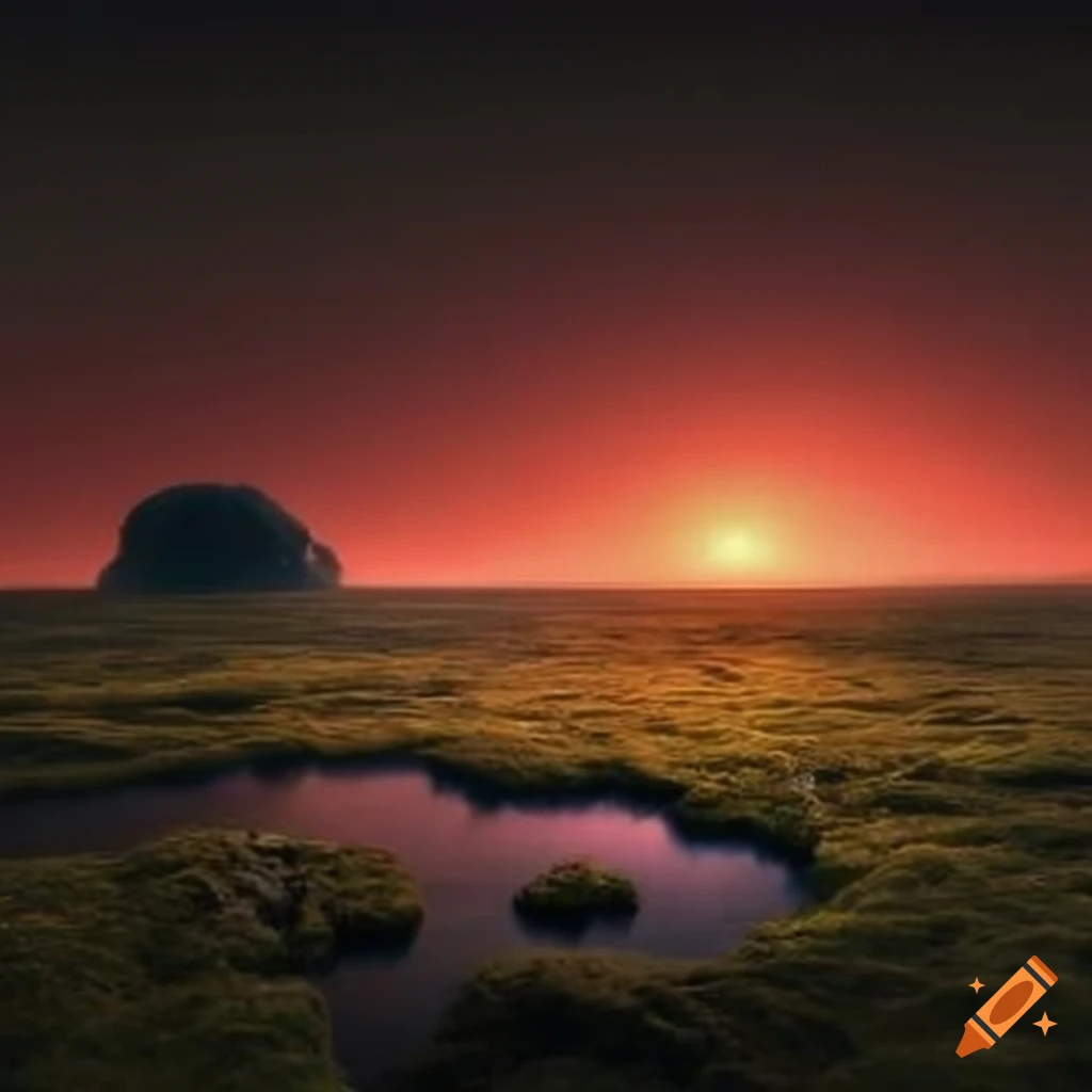planet covered in bogland