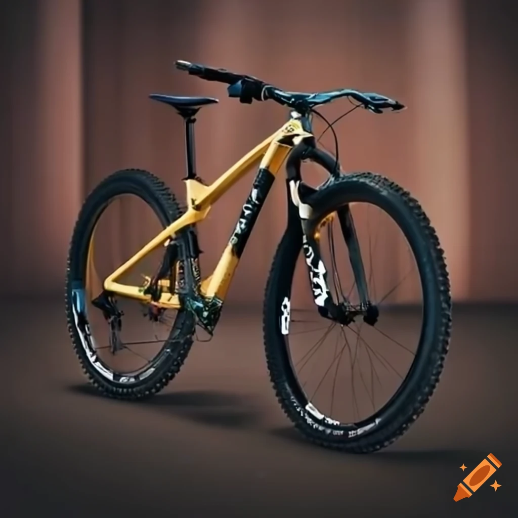 mountain bike on a trail
