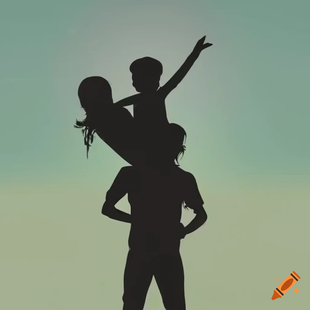 Dad And Daughter Silhouette Stock Photos, Images and Backgrounds for Free  Download