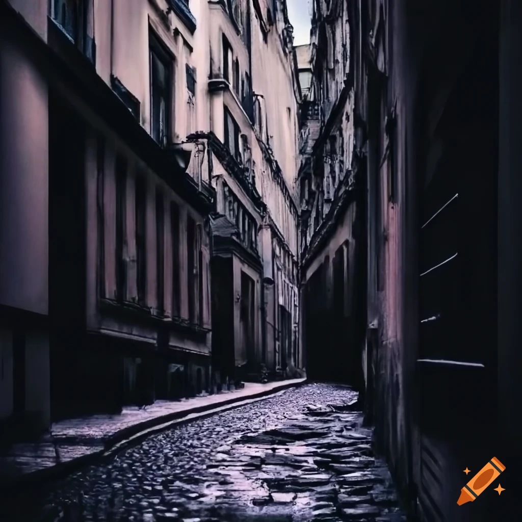 dark alley in Paris