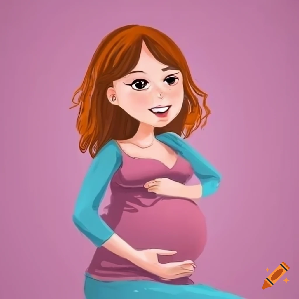 illustration of a pregnant woman