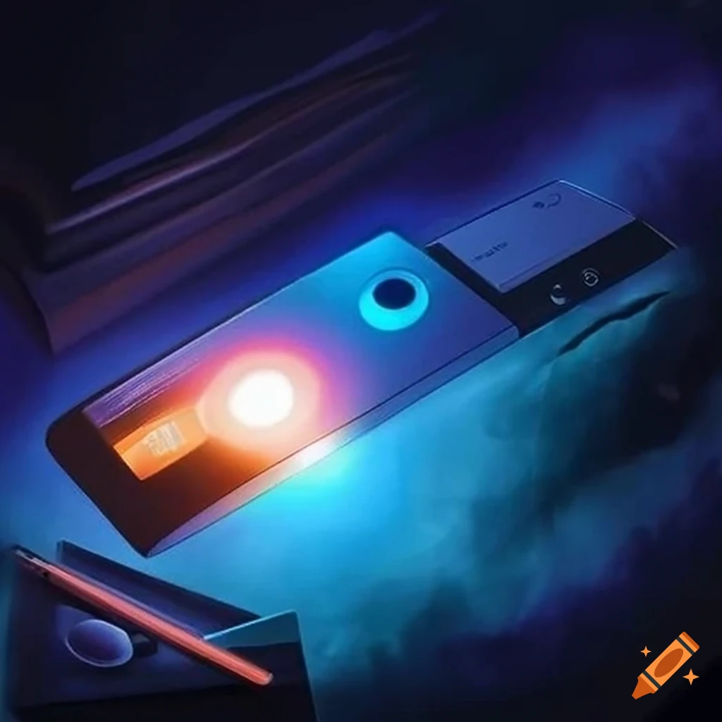 Sophisticated handheld device with a highdefinition projector on Craiyon