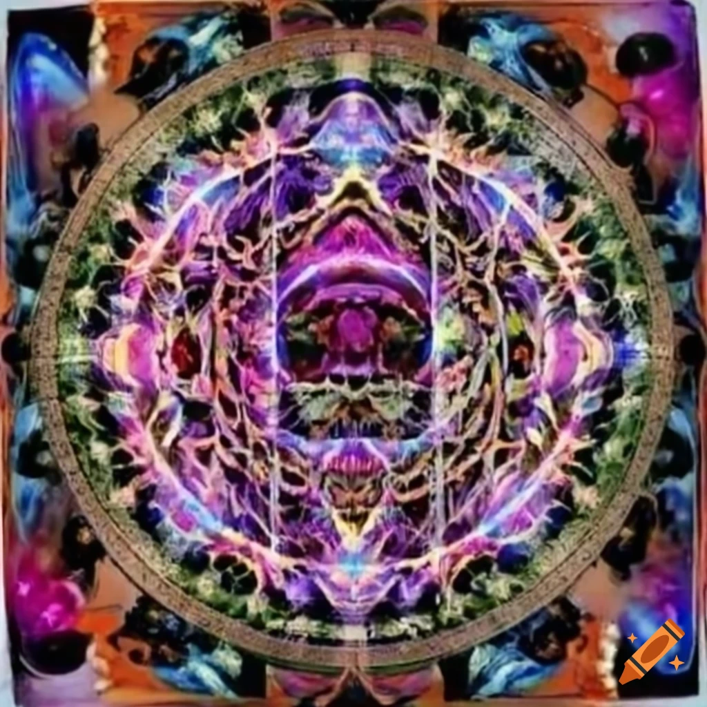 Symbolic representation of pataphysics and metaphysics on Craiyon