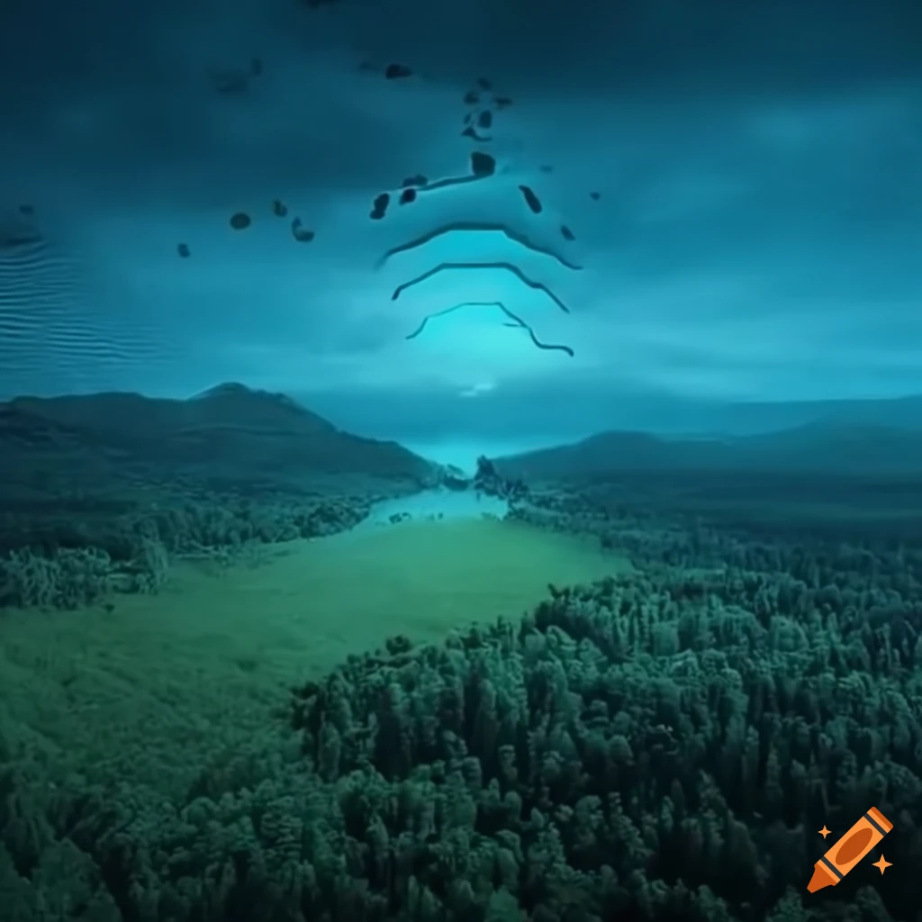 Aibased land management illustration on Craiyon