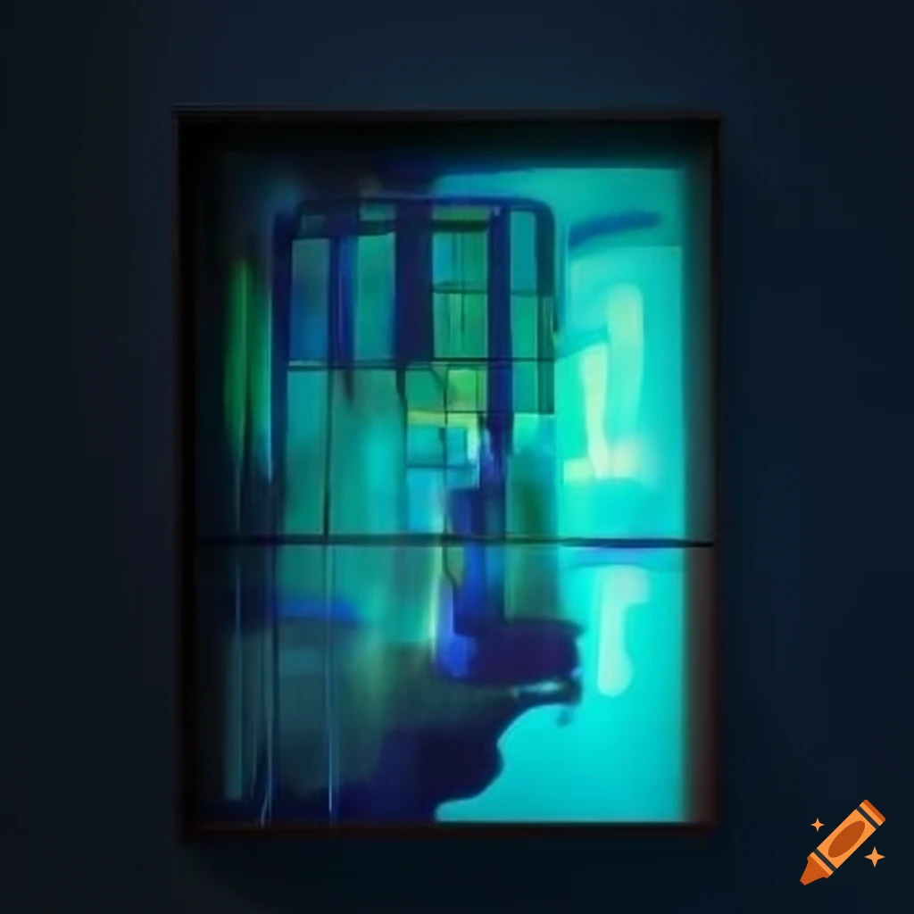 Abstract Art Of Melting Figures And Buildings abstract-art-of-melting-figures-and-buildings