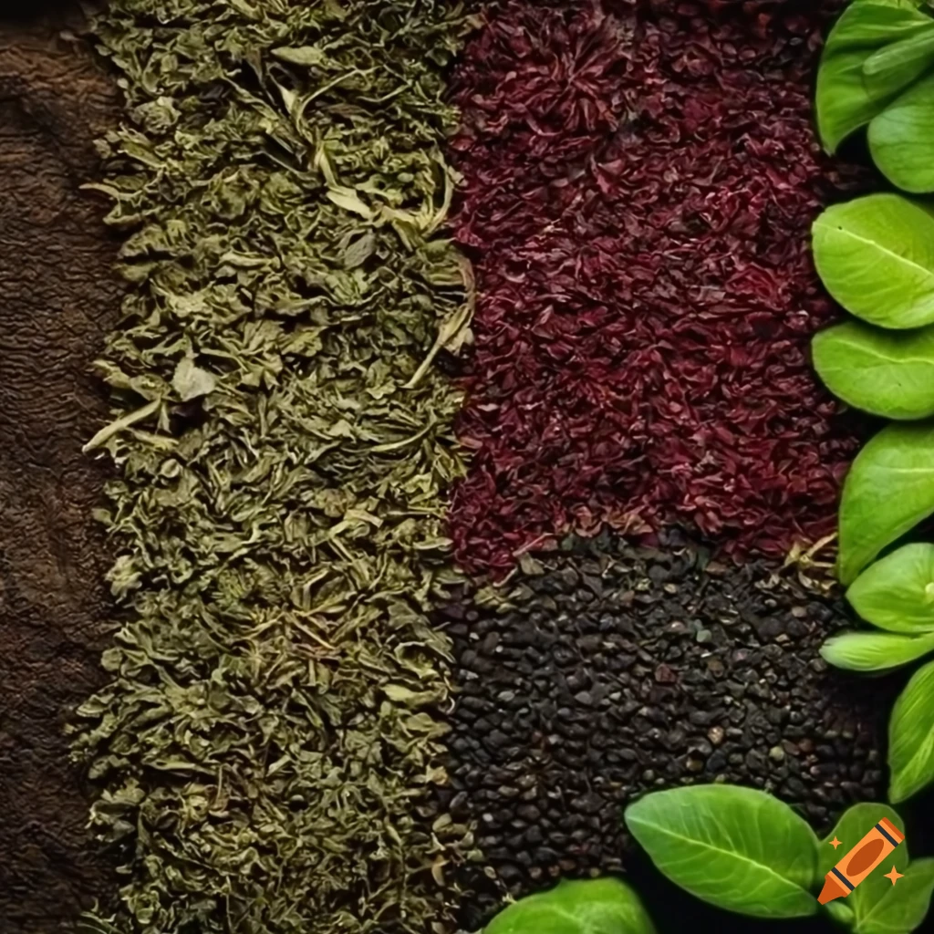 Background of herbs and spices for website header on Craiyon