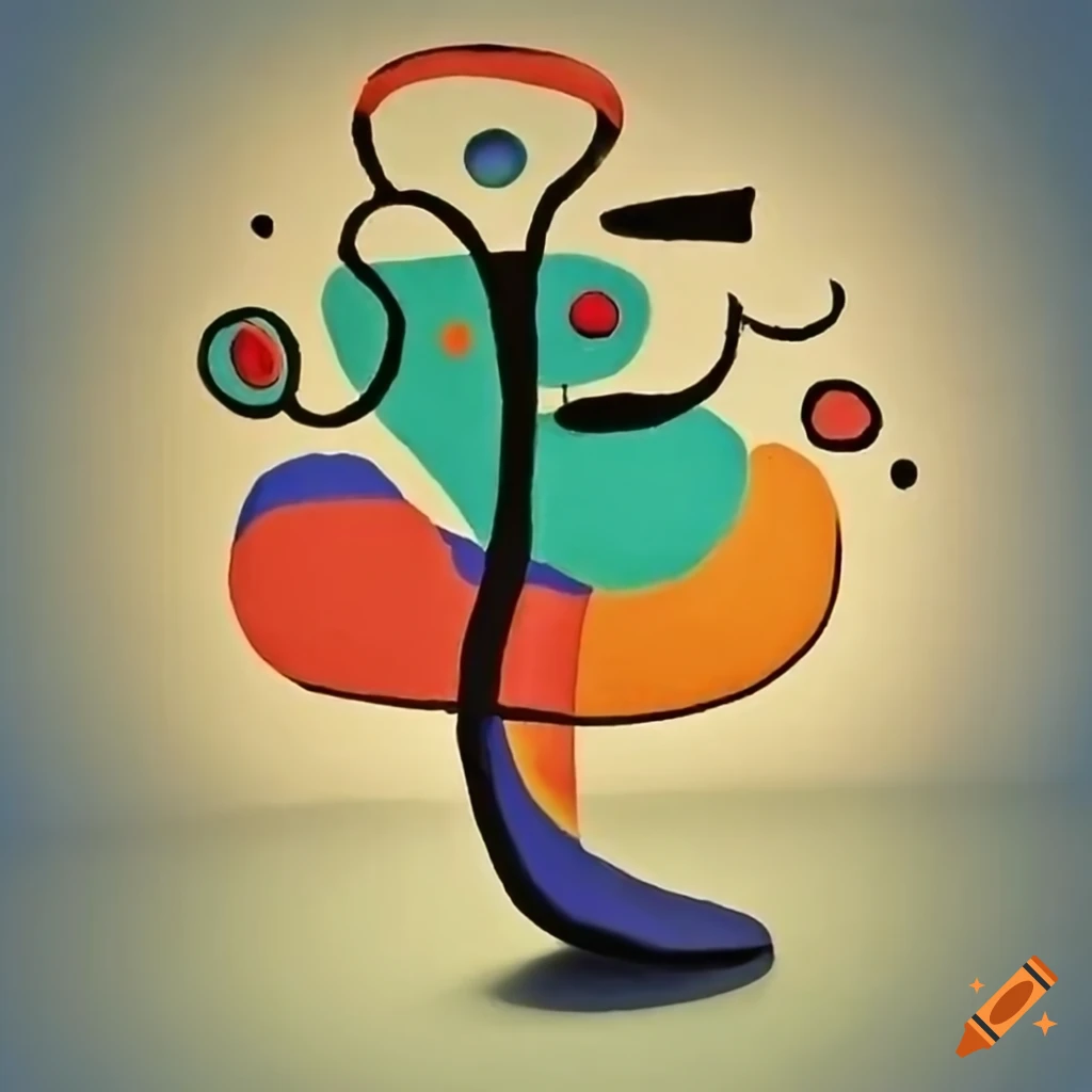 Joan miro's painting of a modern tree