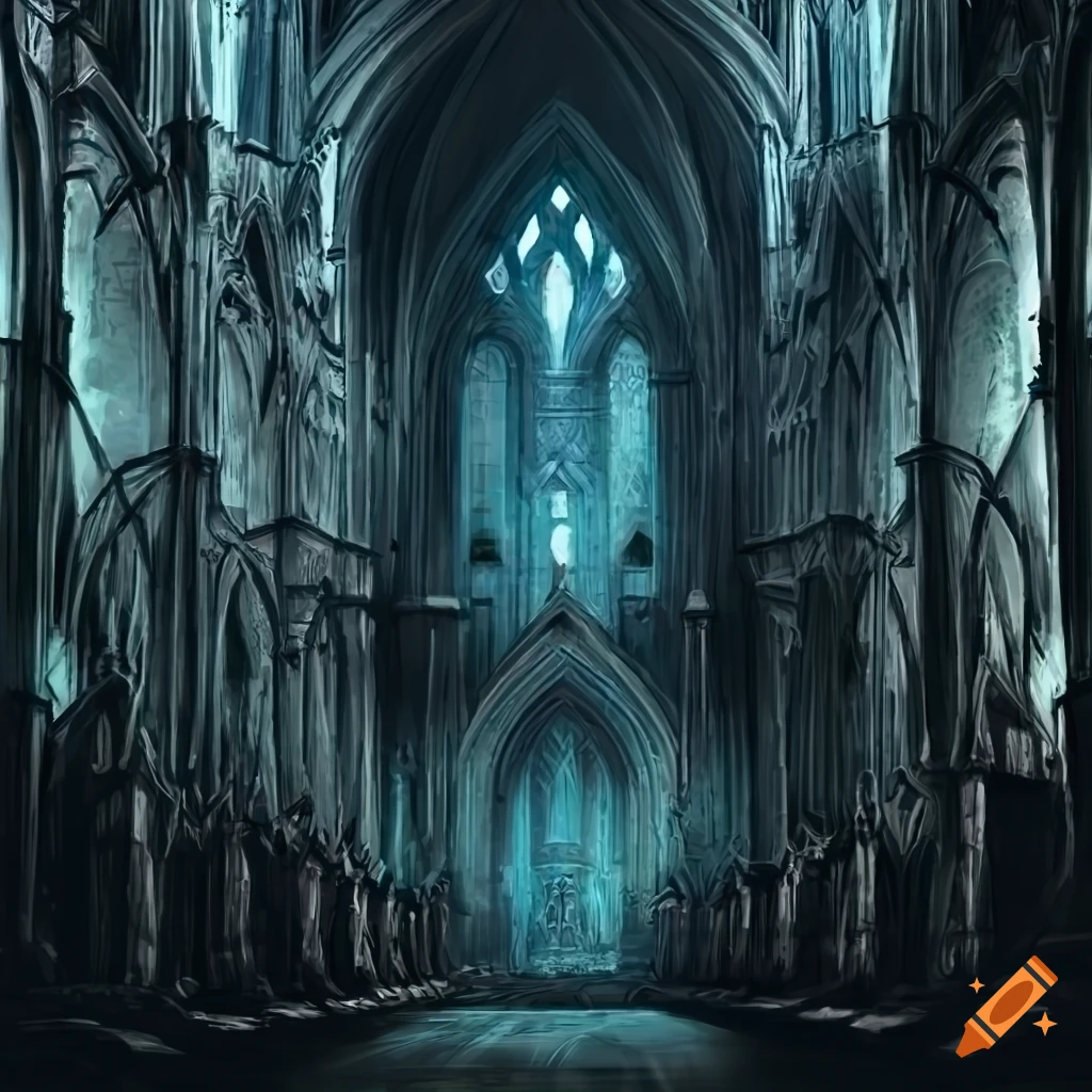 dark fantasy cathedral