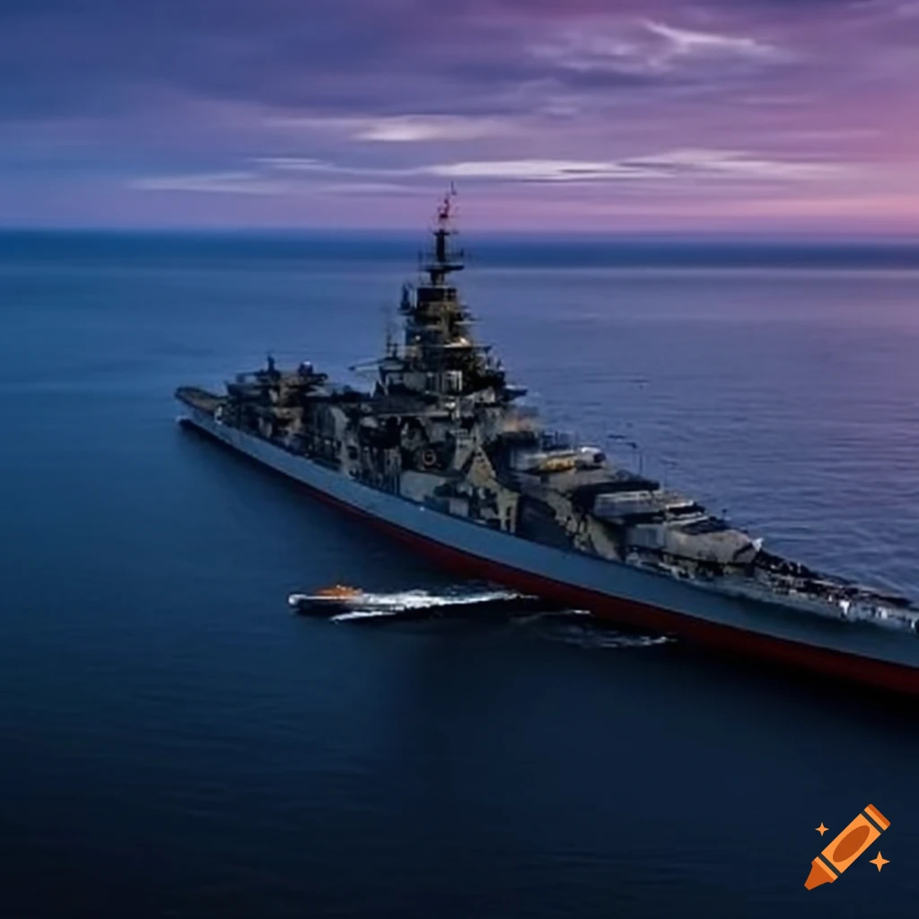 K.M.S Bismarck battleship