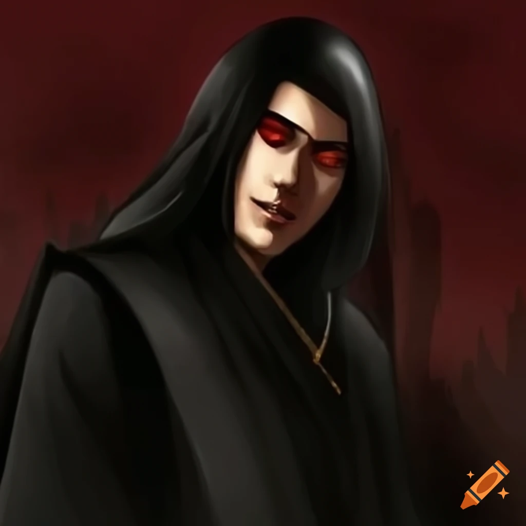 image of a handsome dark magician