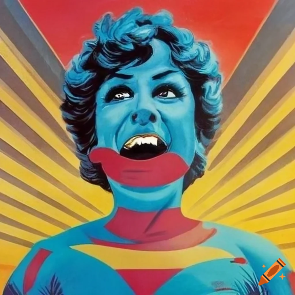 poster of a futuristic counterculture sci-fi movie