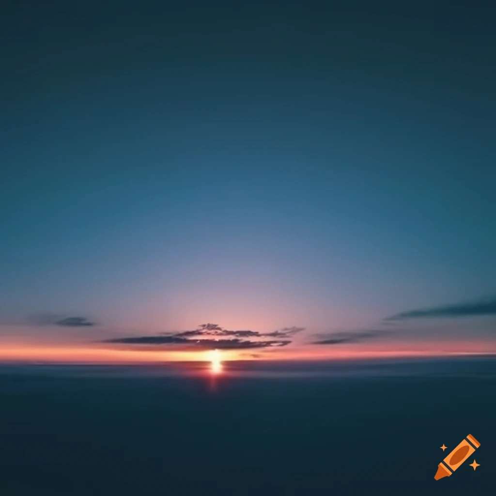 beautiful dawn sky