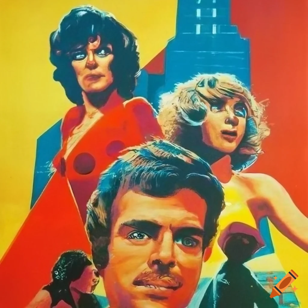Poster of a 1970s utopian science fiction movie
