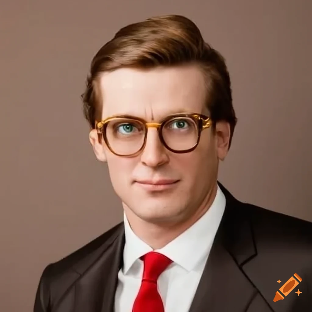 image of a stylish male politician in a gold tuxedo