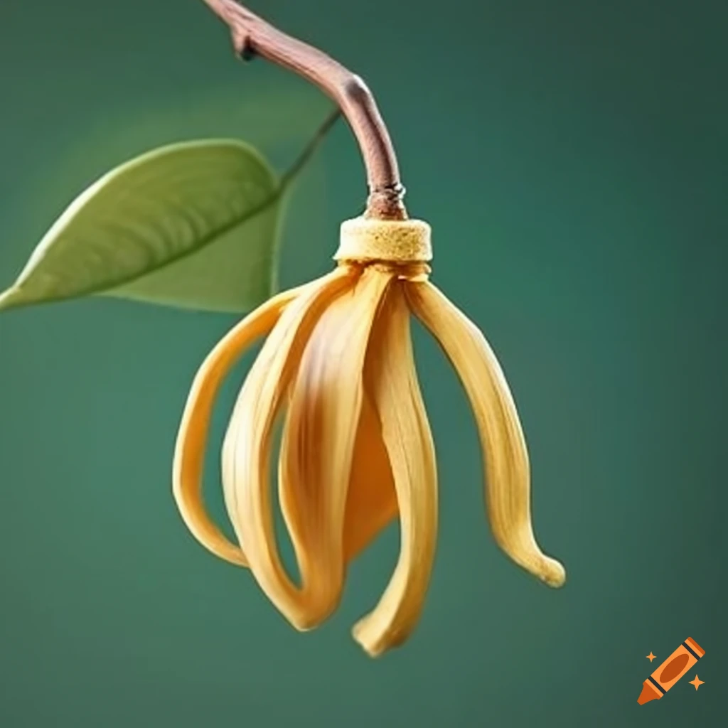 bottle of Ylang Ylang essential oil