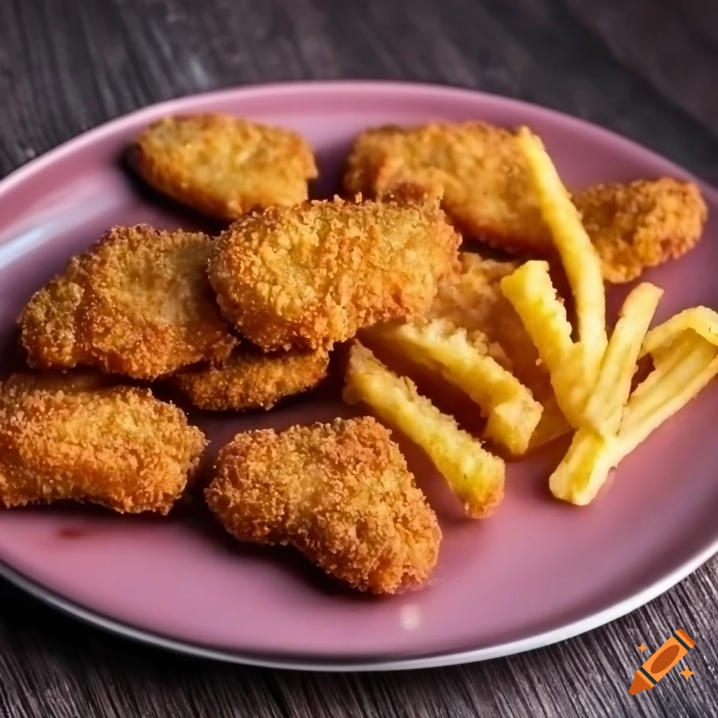 Chicken nugget on Craiyon