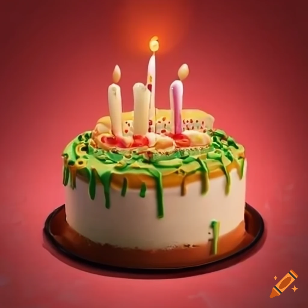 delicious birthday cake for Gunjan