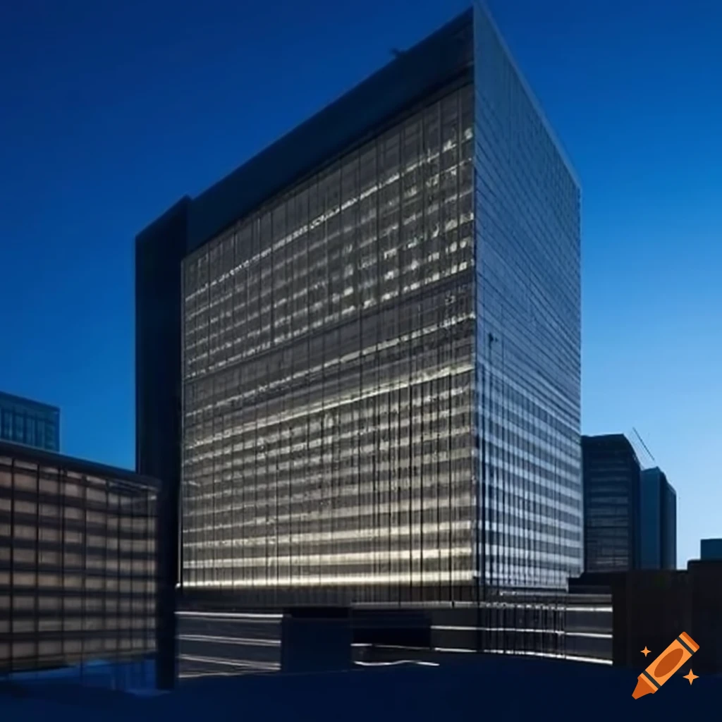 Modern it company headquarters building on Craiyon