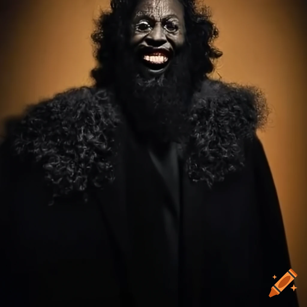 actor portraying The Master in Doctor Who with a sinister black beard