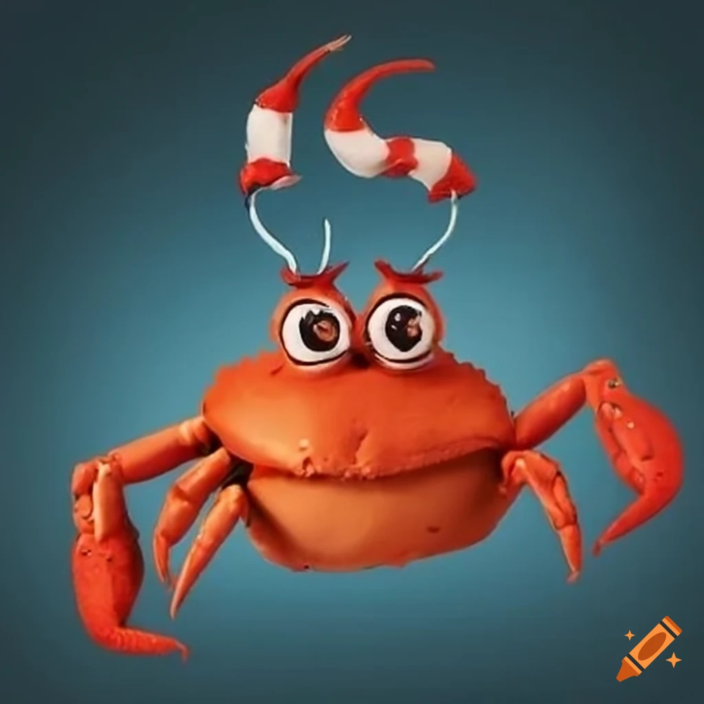 crab illustration with Dr. Seuss inspiration