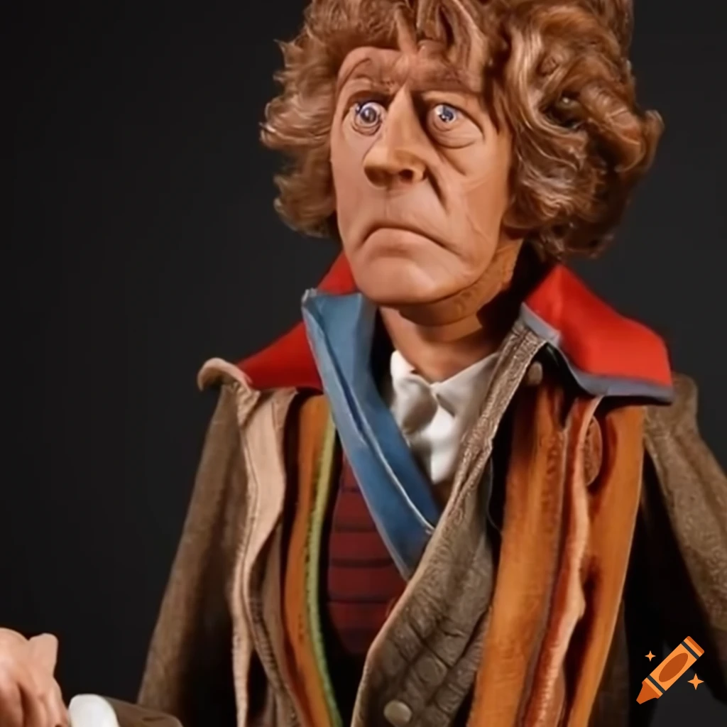Doctor Who TV studio set with puppets