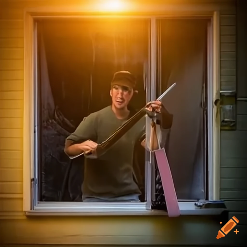 portrait of a window cleaner named Michael Kottmeier