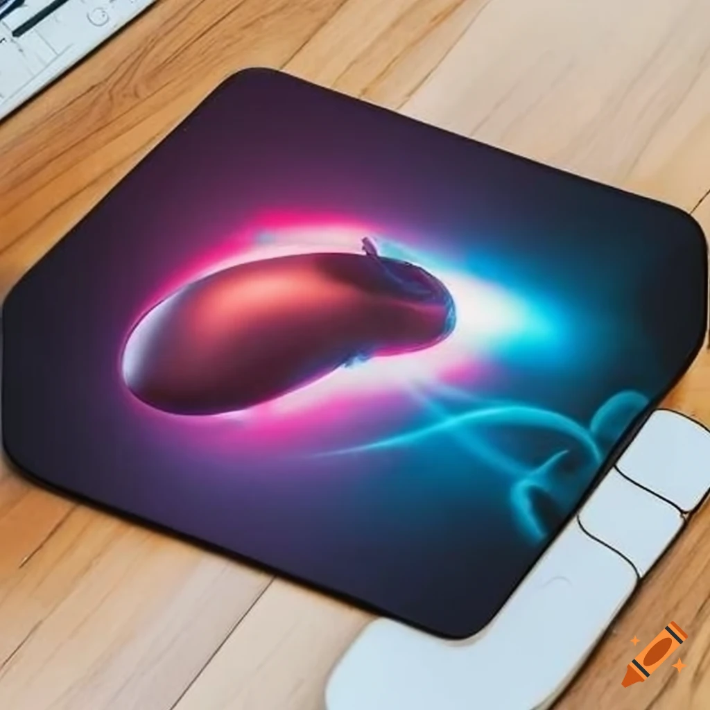 Mouse and mouse pad for gaming setup on Craiyon