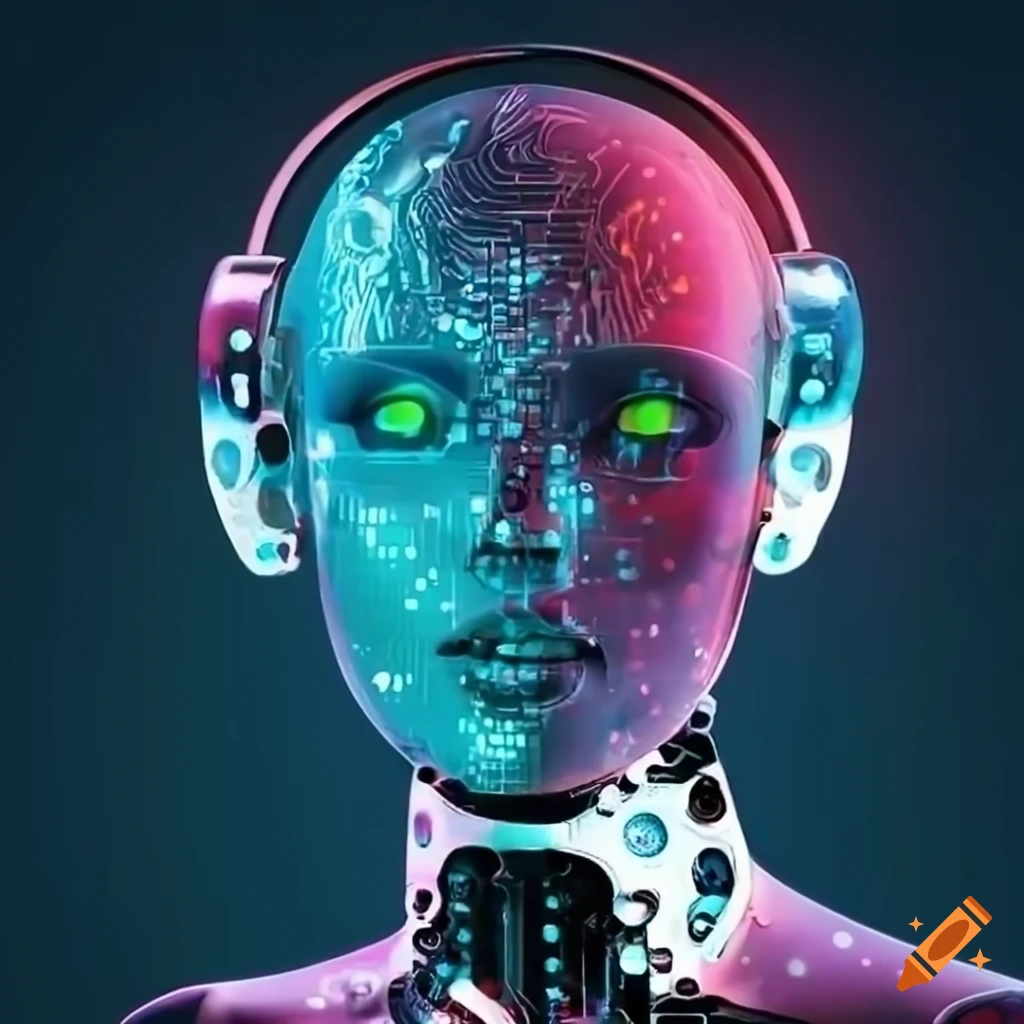 Illustration Of Artificial Intelligence In Music Industry On Craiyon