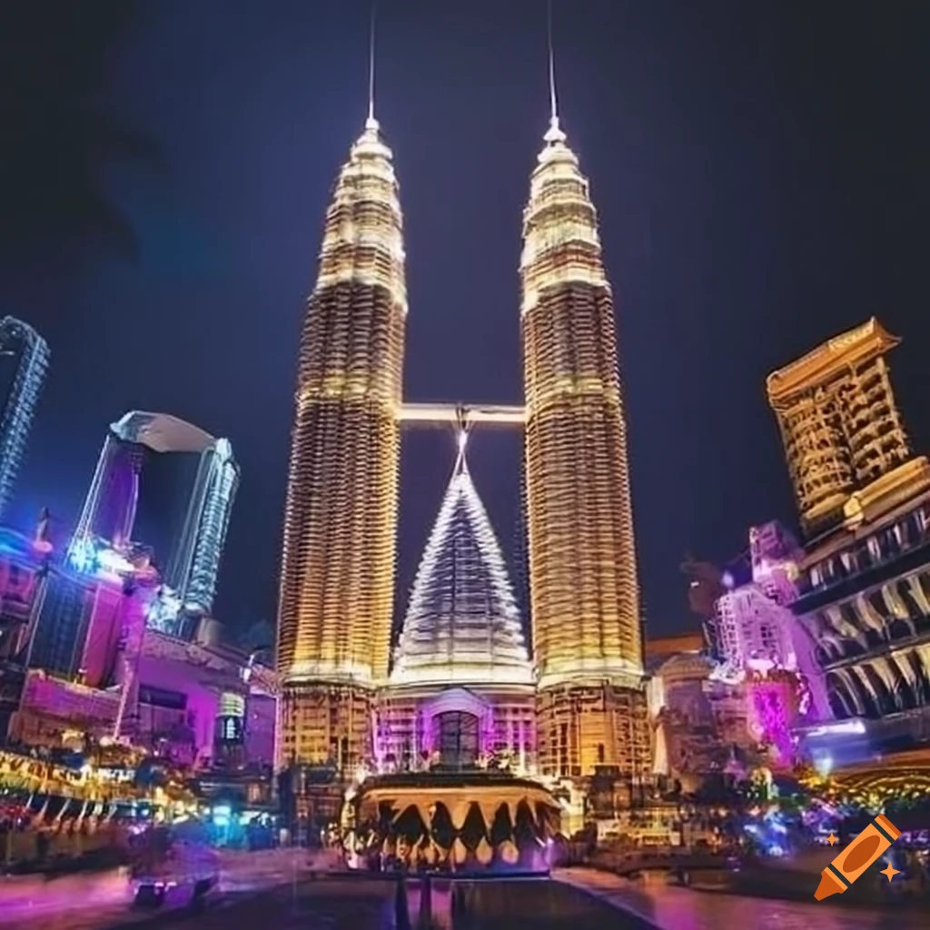 cityscape-of-kuala-lumpur-during-holidays-on-craiyon