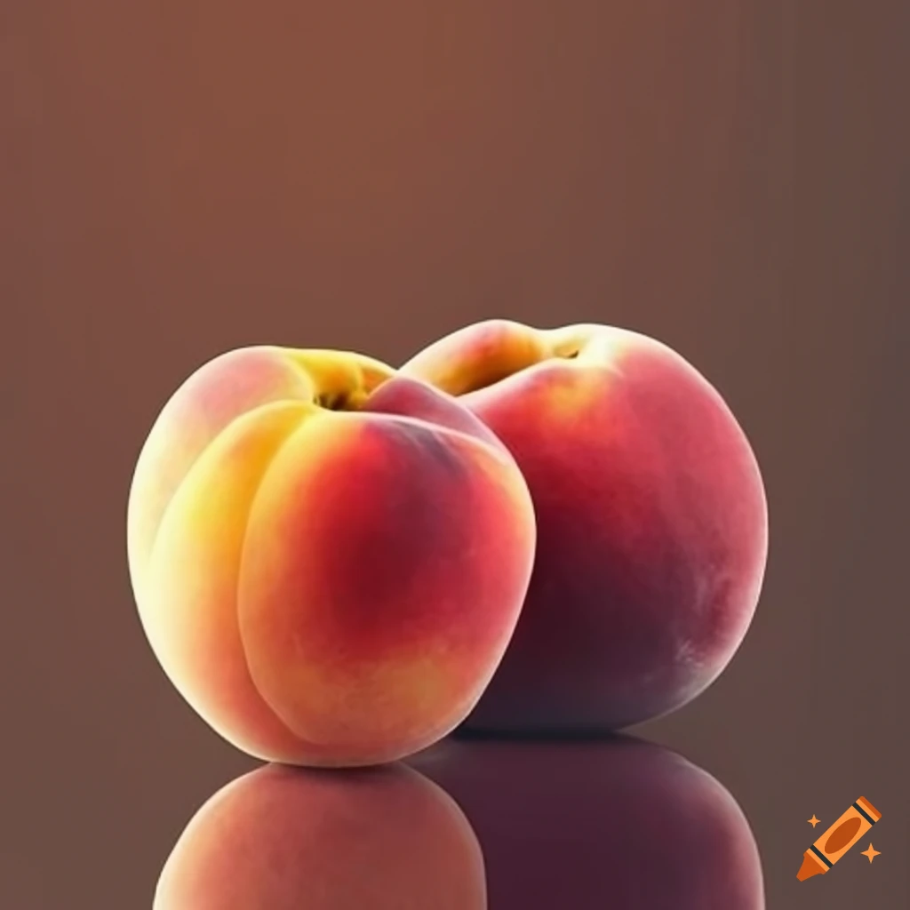 Ripe Peach On Craiyon