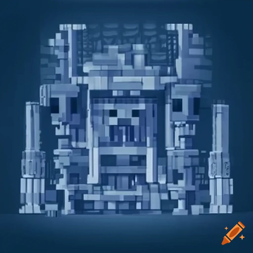 Blueprint for a minecraft skeleton farm