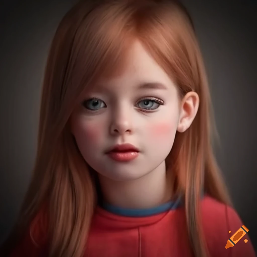 Realistic portrait of mabel pines on Craiyon