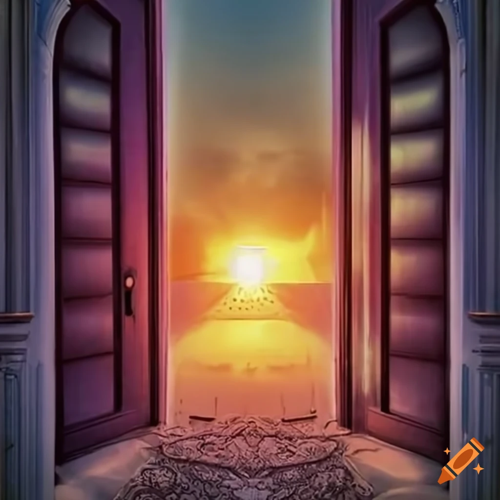 door opening up to the sun